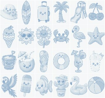 HappyDots DOT Painting Valuepack Zomer (24 stuks)