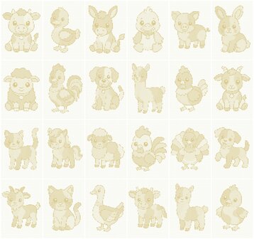 HappyDots DOT Painting Valuepack Boerderij dieren &ndash; 24 stuks