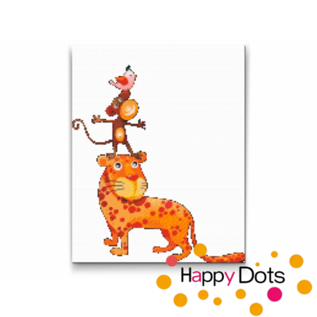 Diamond Painting Animals Pyramid