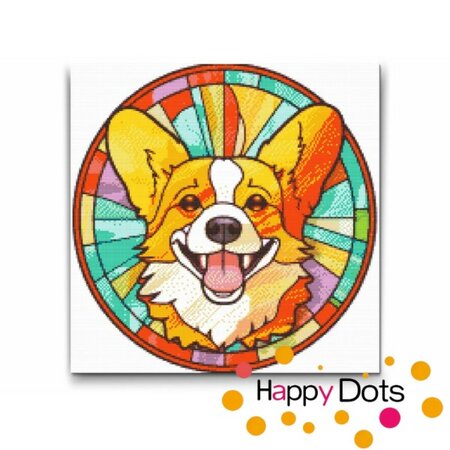 Diamond Painting Dog - Corgi