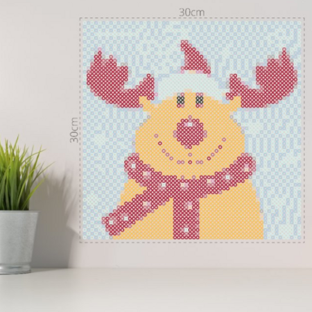 Strijkkralen set Rudolph