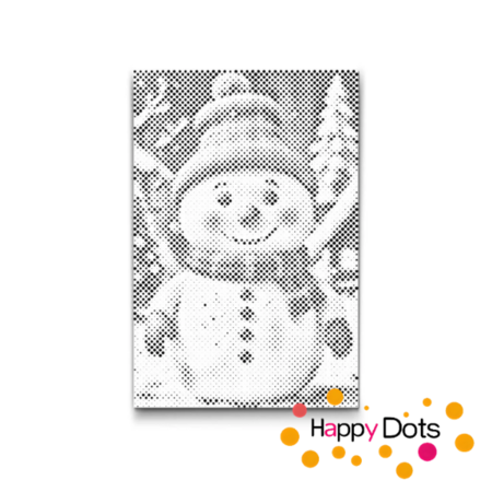 DOT Painting Christmas - Little Snowman