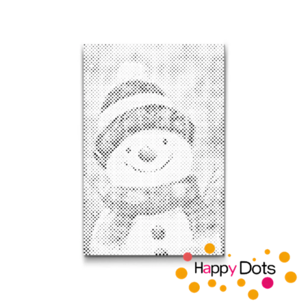 DOT Painting Christmas Party - Snowman