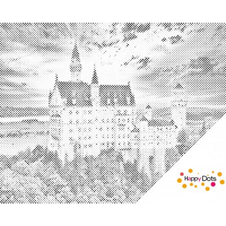 DOT Painting Neuschwanstein Castle