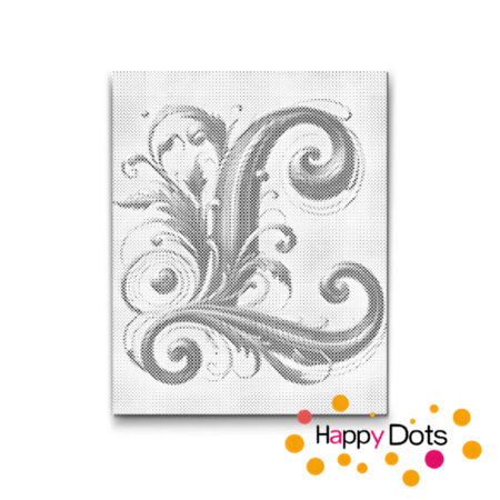 DOT Painting Letter L