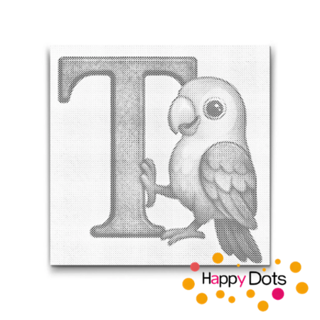 DOT Painting Letter Animals T