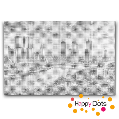 DOT Painting Skyline Rotterdam
