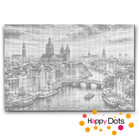 DOT Painting Skyline Amsterdam