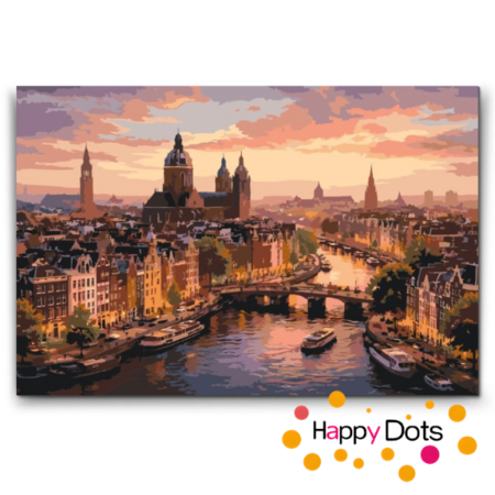 Paint by numbers Skyline Amsterdam