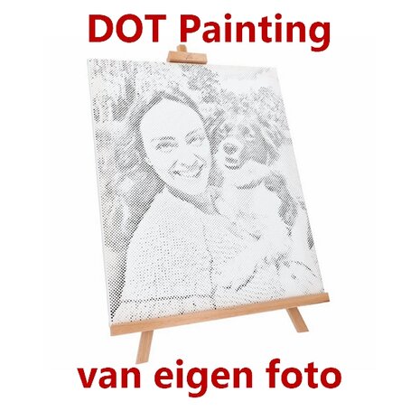 Happy Dots Eigen Foto Dot Painting Stip Stippen Schilderij