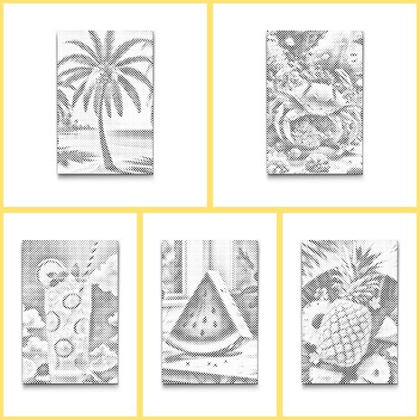 DOT Painting Colouring Book Summer