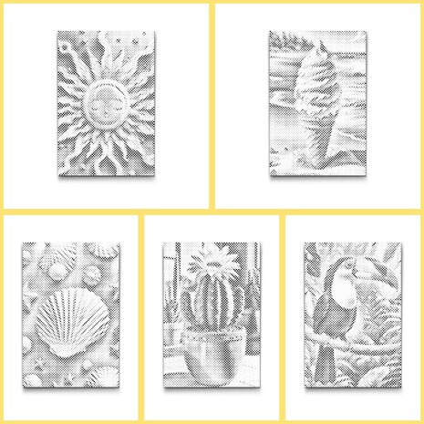 DOT Painting Colouring Book Summer