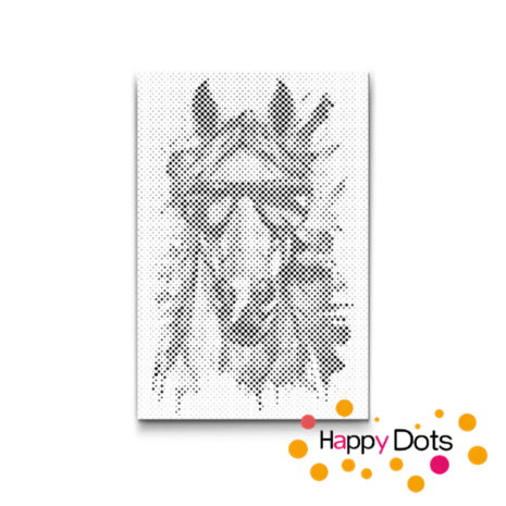 DOT Painting Gekke dieren - Paard