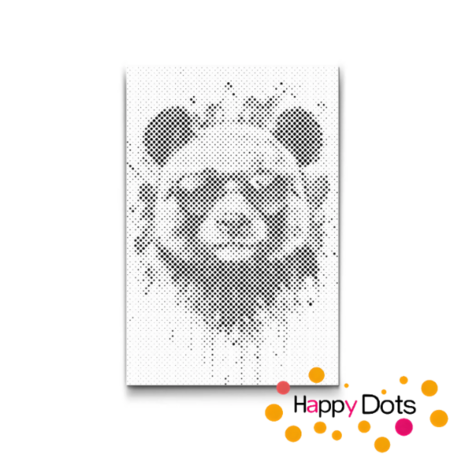 DOT Painting Gekke dieren - Panda