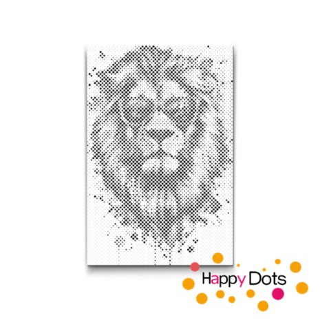DOT Painting Gekke dieren - Leeuw