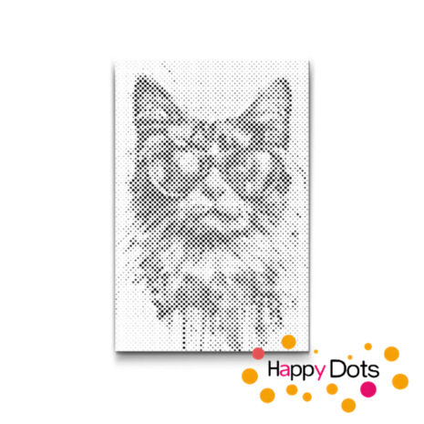 DOT Painting Gekke dieren - Kat