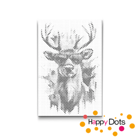 DOT Painting Gekke dieren - Rendier