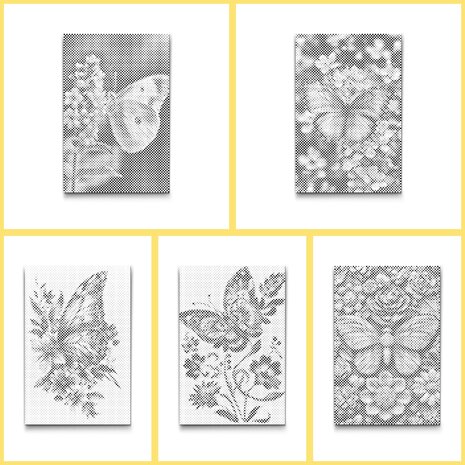 DOT Painting Kleurboek Bloemen met Vlinders