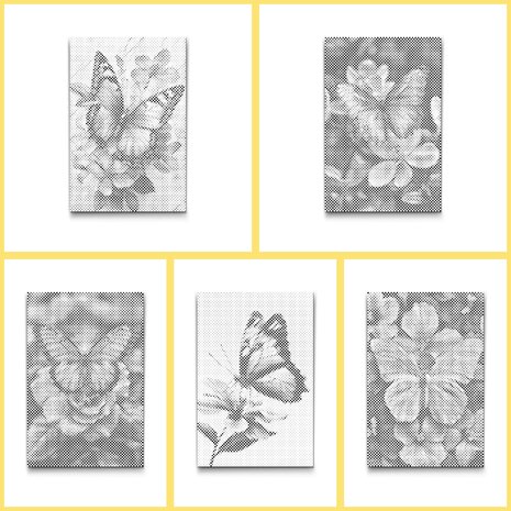DOT Painting Kleurboek Bloemen met Vlinders