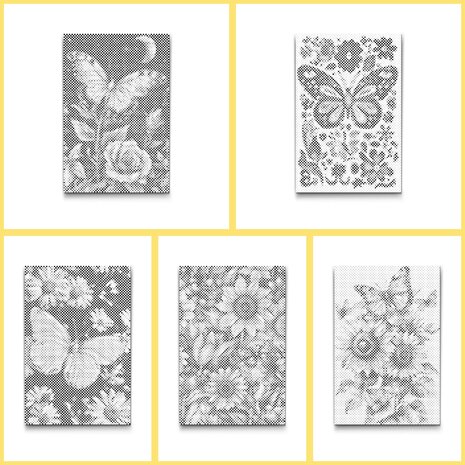 DOT Painting Kleurboek Bloemen met Vlinders