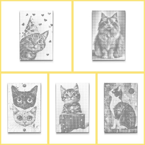DOT Painting Kleurboek Katten