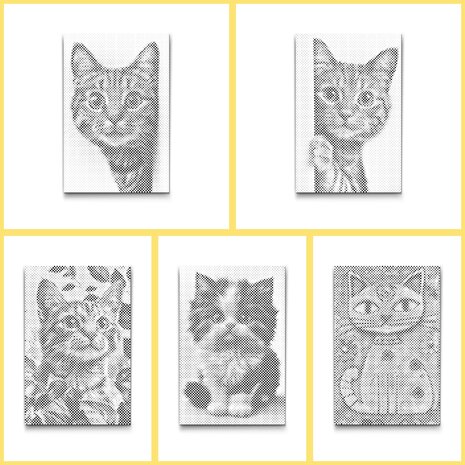 DOT Painting Kleurboek Katten