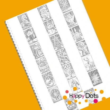 DOT Painting Kleurboek Kerst feest