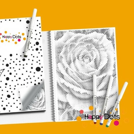 DOT Painting Flower Coloring Book