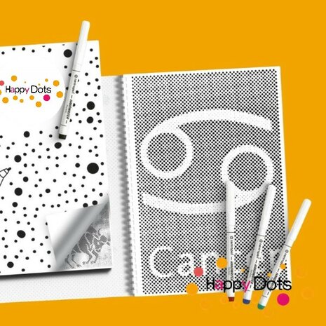 DOT Painting Kleurboek Sterrenbeelden 24 pagina&#039;s!