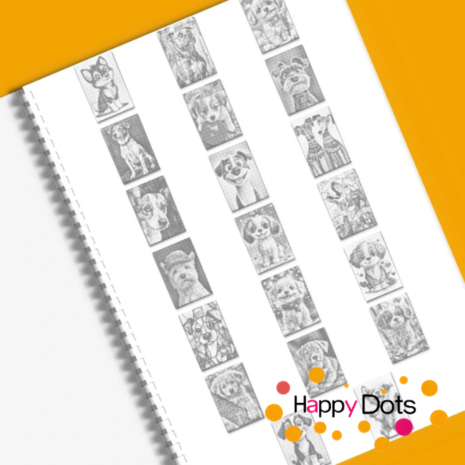 DOT Painting Kleurboek Honden