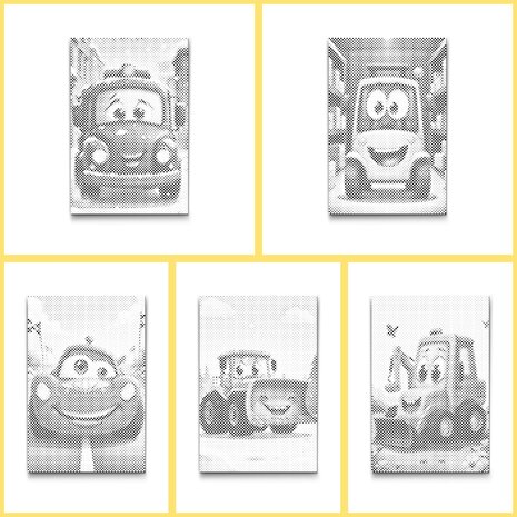 DOT Painting Malbuch Transport