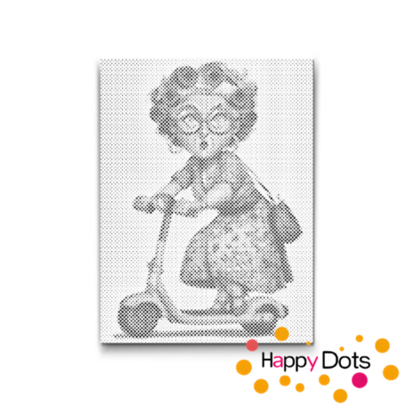 DOT Painting Gekke oma&#039;s 04