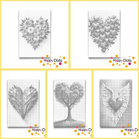 DOT Painting Kleurboek Harten