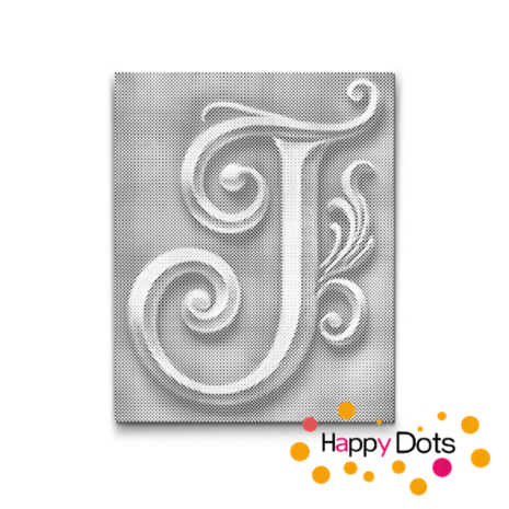 DOT Painting Letter J