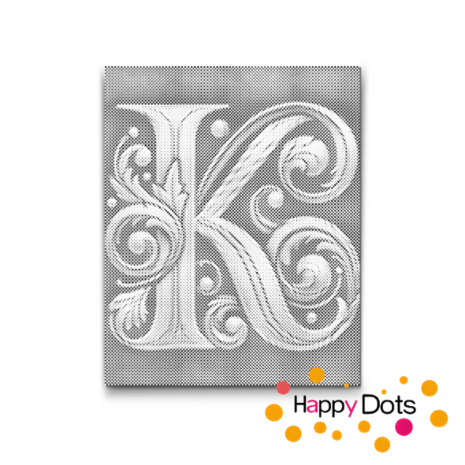 DOT Painting Letter K