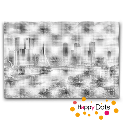 DOT Painting Skyline Rotterdam