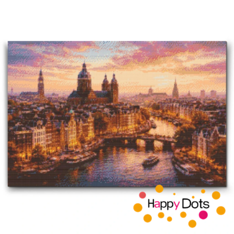 Diamond Painting Skyline Amsterdam