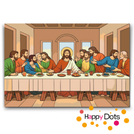 Paint by numbers The Last Supper