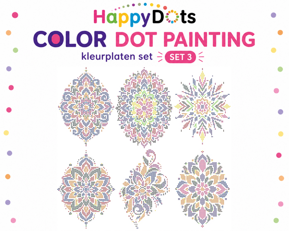 Color DOT Painting set Mandala A4