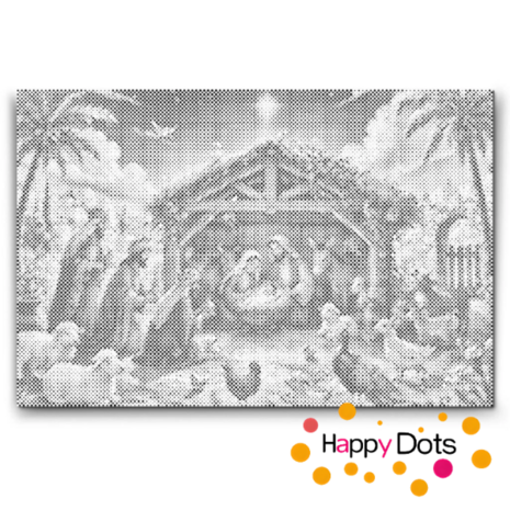 DOT Painting Kerststal 03
