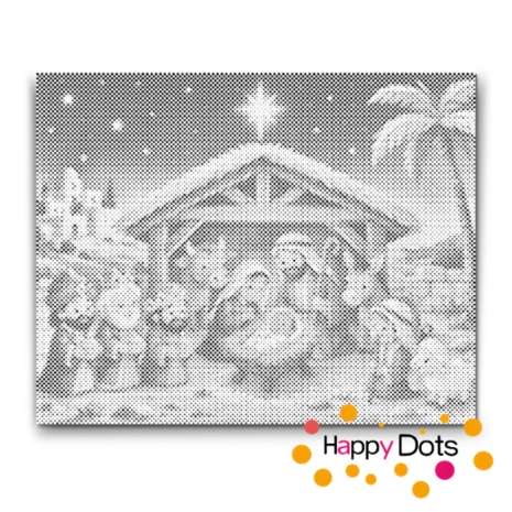 DOT Painting Kerststal 06