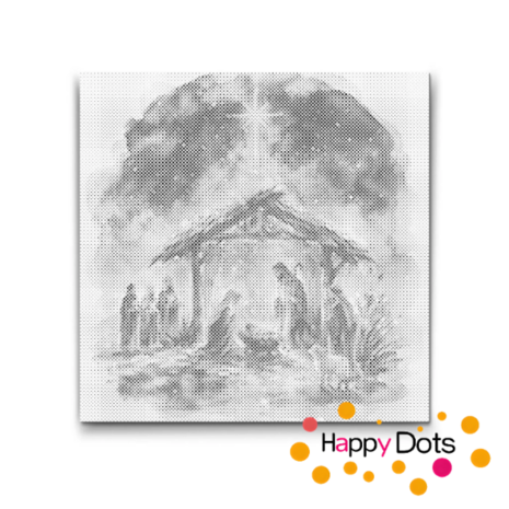 DOT Painting Kerststal 09