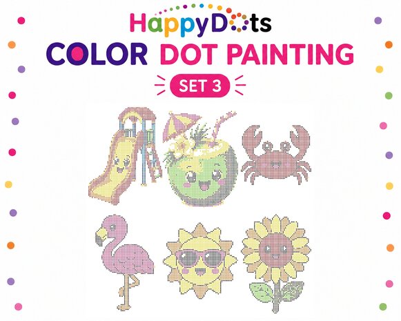 Color DOT Painting set Zomer A4 