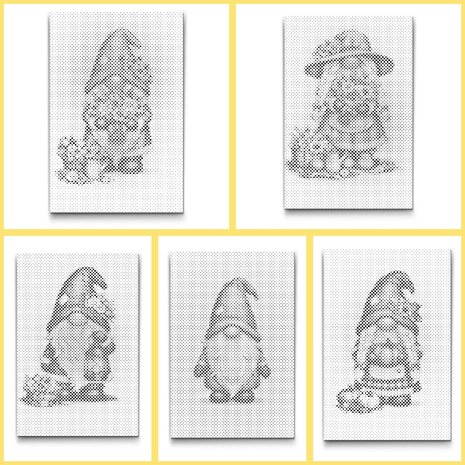 DOT Painting Kleurboek Gnomes