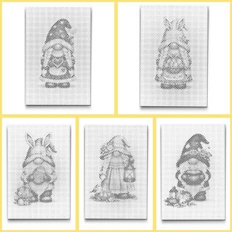 DOT Painting Kleurboek Gnomes