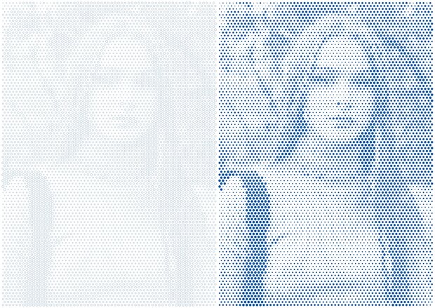 DOT Painting van eigen foto Basic (papier)