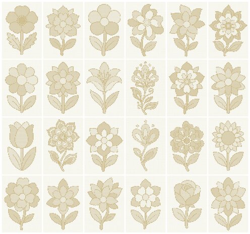 HappyDots DOT Painting Valuepack Bloemen (24 stuks)