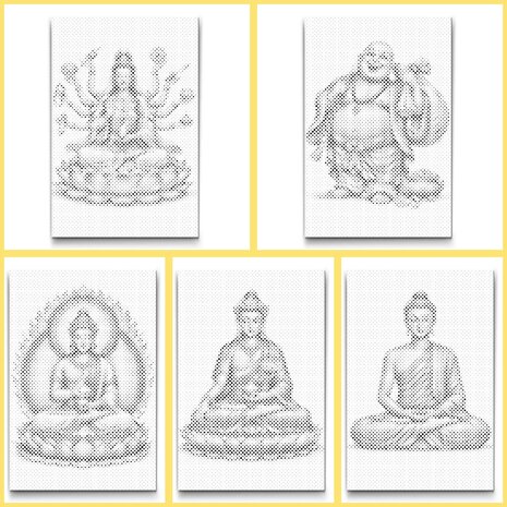 DOT Painting Kleurboek Buddha