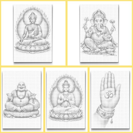 DOT Painting Kleurboek Buddha