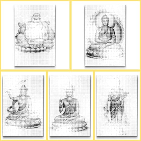 DOT Painting Kleurboek Buddha